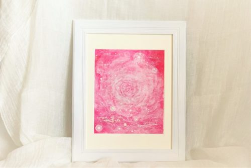 PinkFlameレムリアのハートのピンクの炎の画像