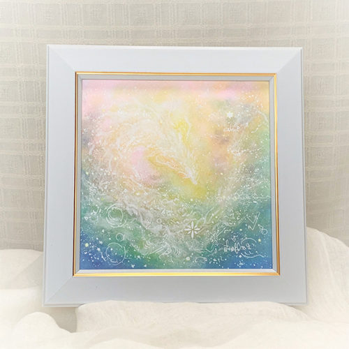 龍神パステル画