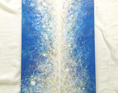 天と地をつなぐ光の循環｜ヒーリングアート『Pillar of Light』