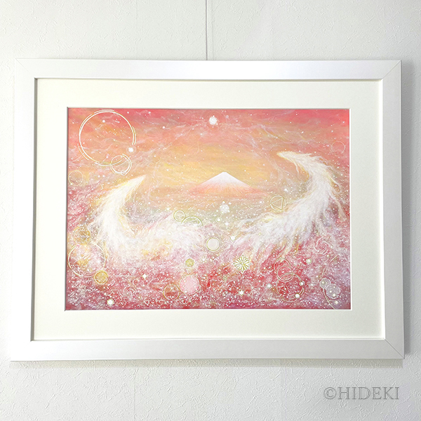 「愛に満ちた世界｜龍神が描く宇宙的な愛と調和のヒーリングアート」