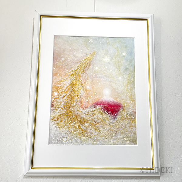 吉祥昇龍｜龍神が満たす“豊かさの波動”を描いたヒーリングアート